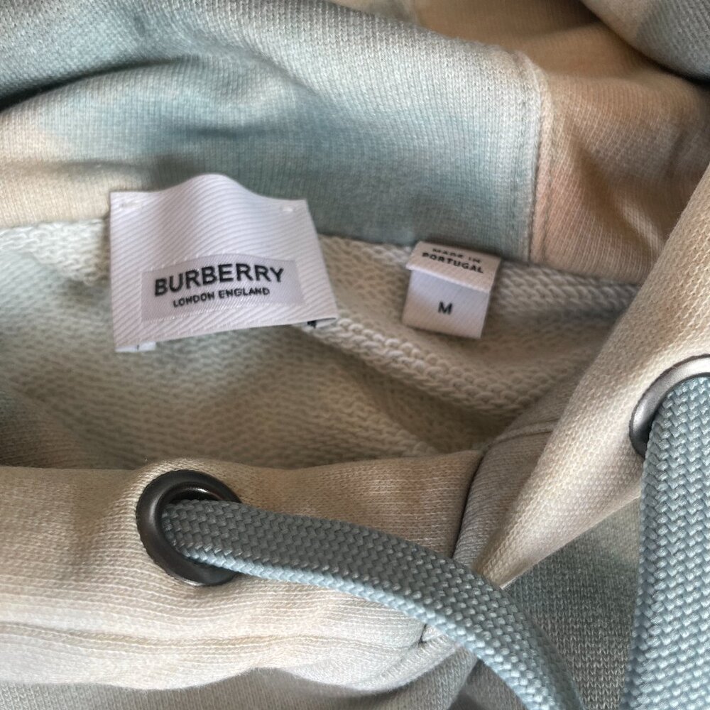 Burberry Men's Sea Print Tape Cotton Hoodie - Picture 4 of 6